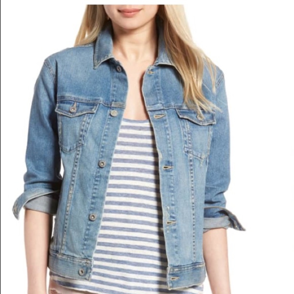 AG The Nancy Boyfriend Denim Jacket size M